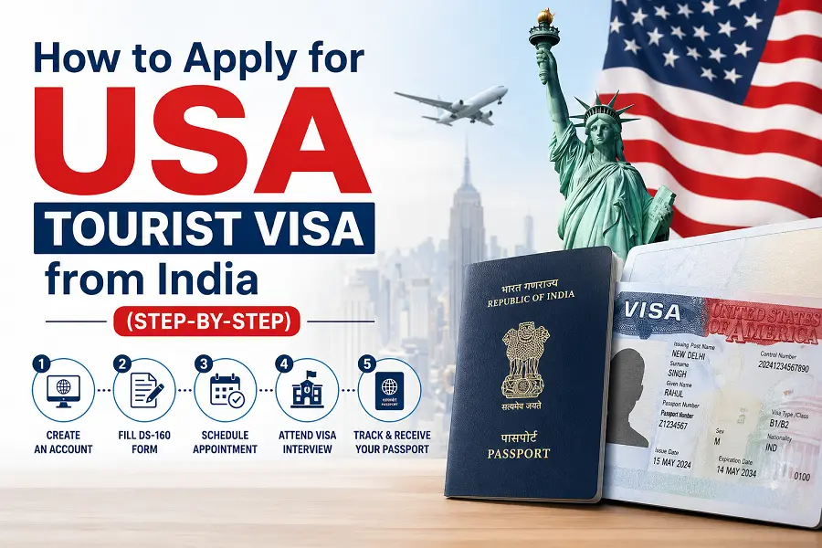 USA Tourist Visa from India