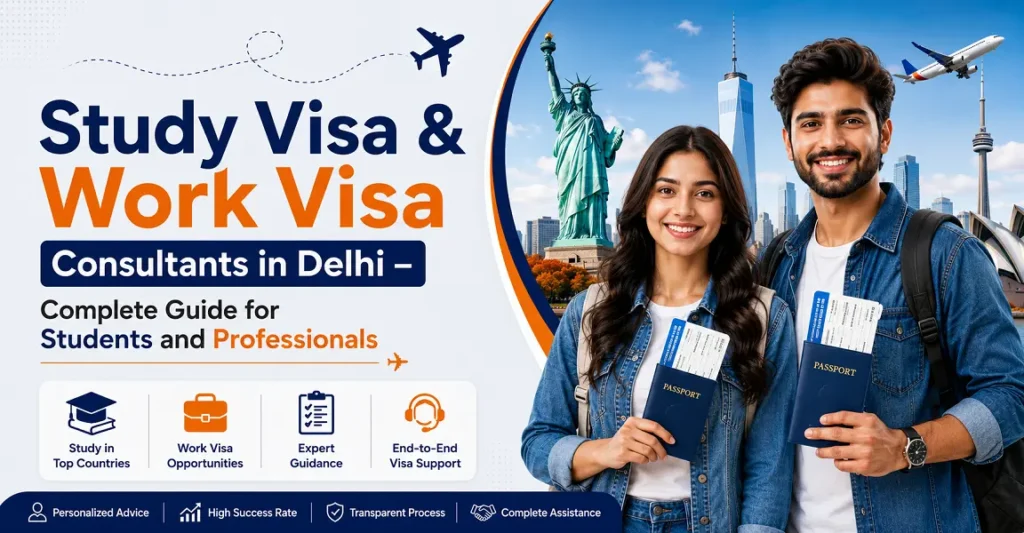 Study Visa & Work Visa Consultants in Delhi