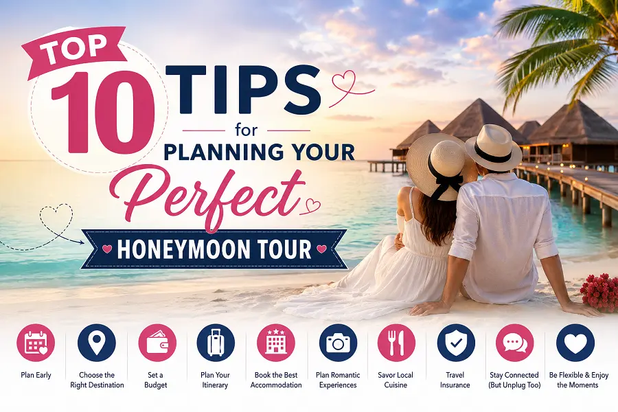 Top 10 Tips for Planning Your Perfect Honeymoon Tour